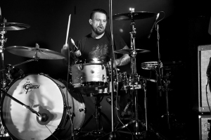 Clint Hyndman plays drums at Ferntree Gully Hotel