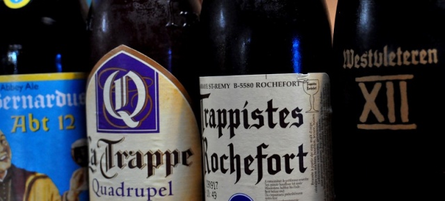 Four bottles of Trappist beers