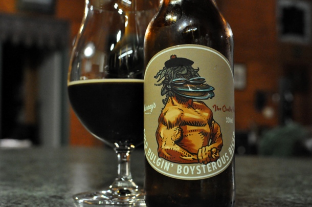 Auld Bulgin' Boysterous Bicep beer review for International Stout Day 2013